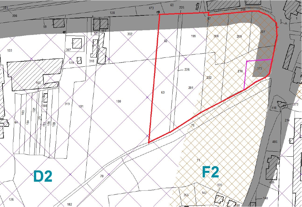 Terreno in località Osteria della Fontana di 550 mq