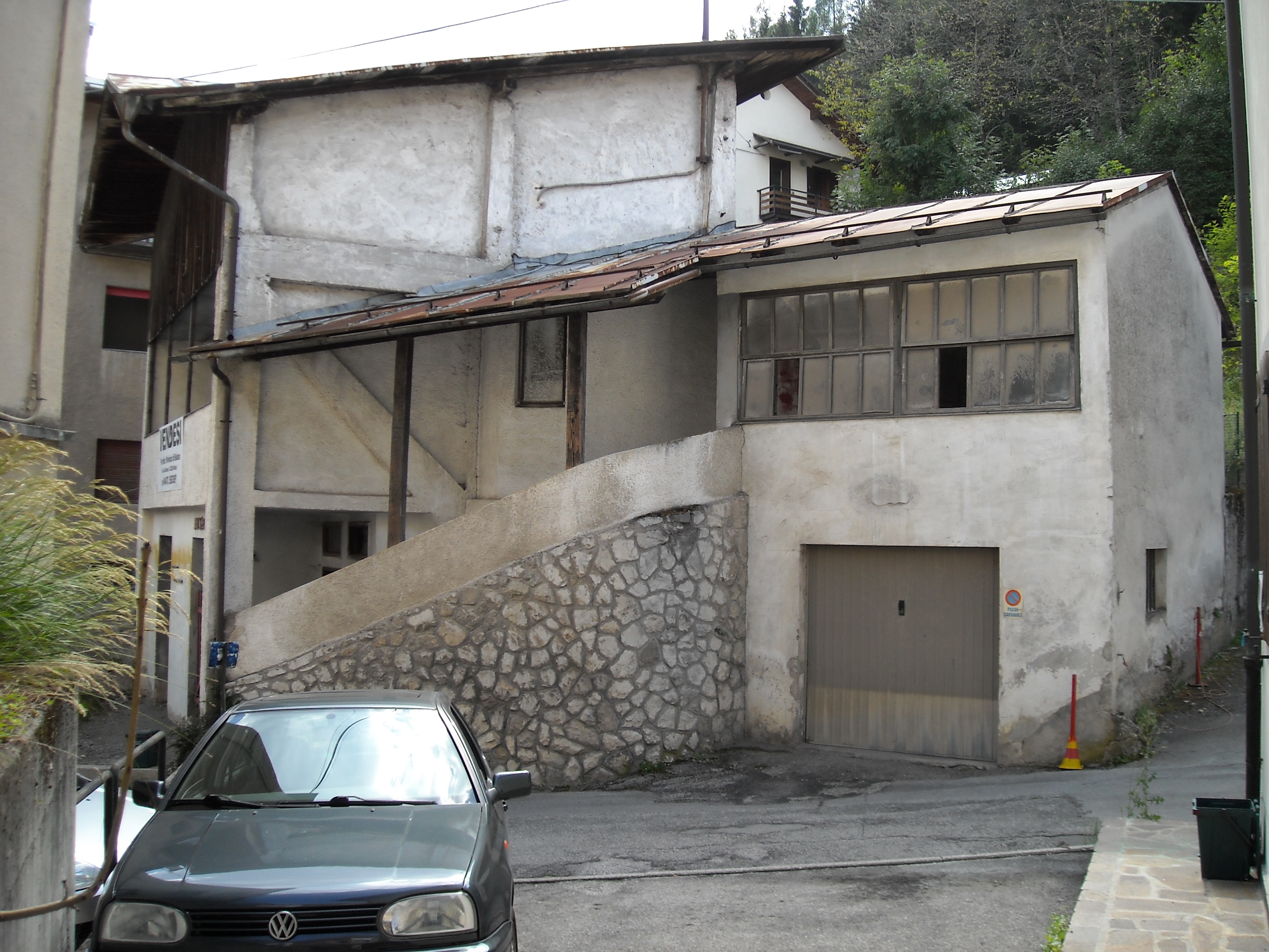 Ex stazione di partenza della seggiovia di Col Contras