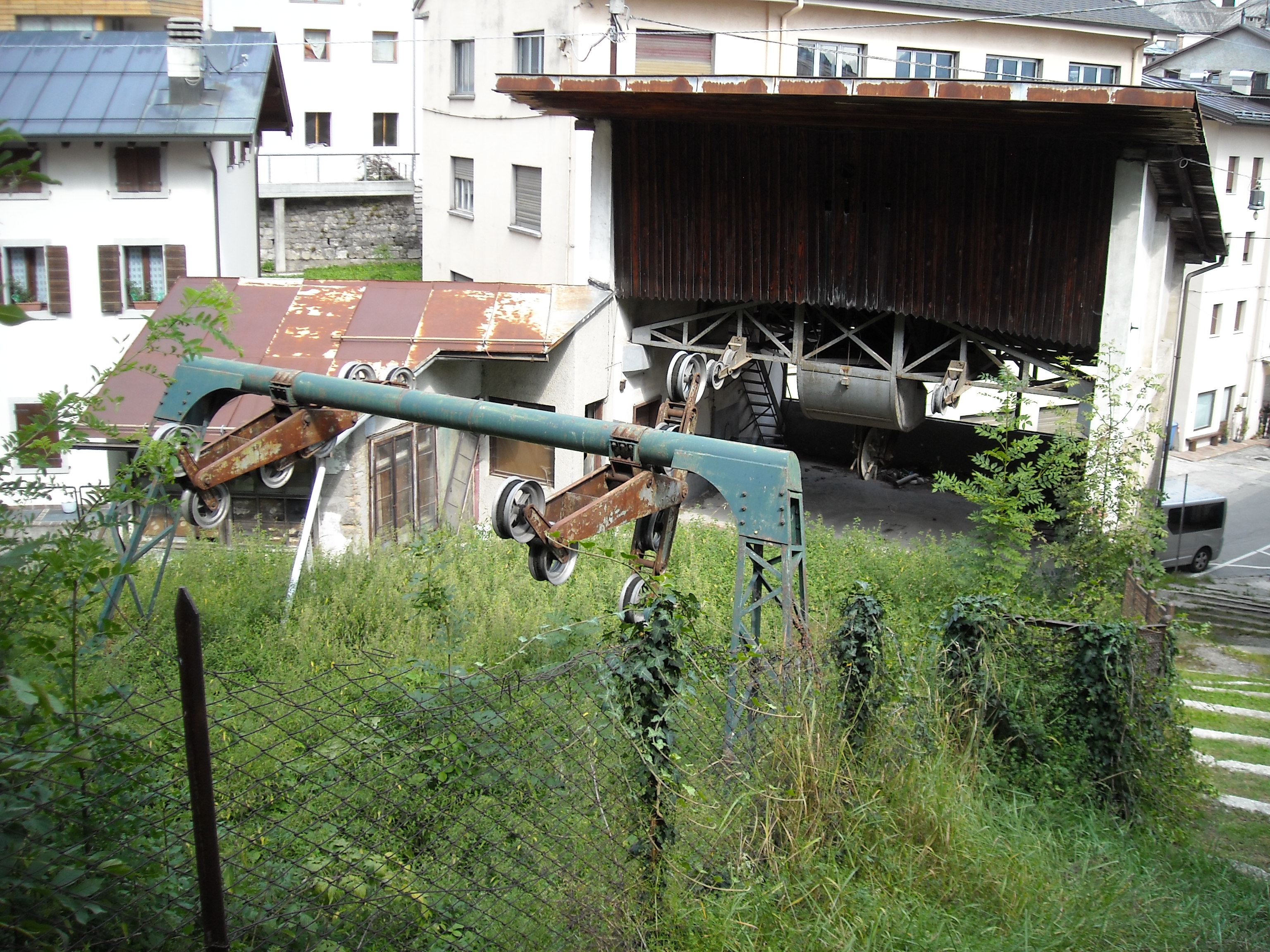 Ex stazione di partenza della seggiovia di Col Contras