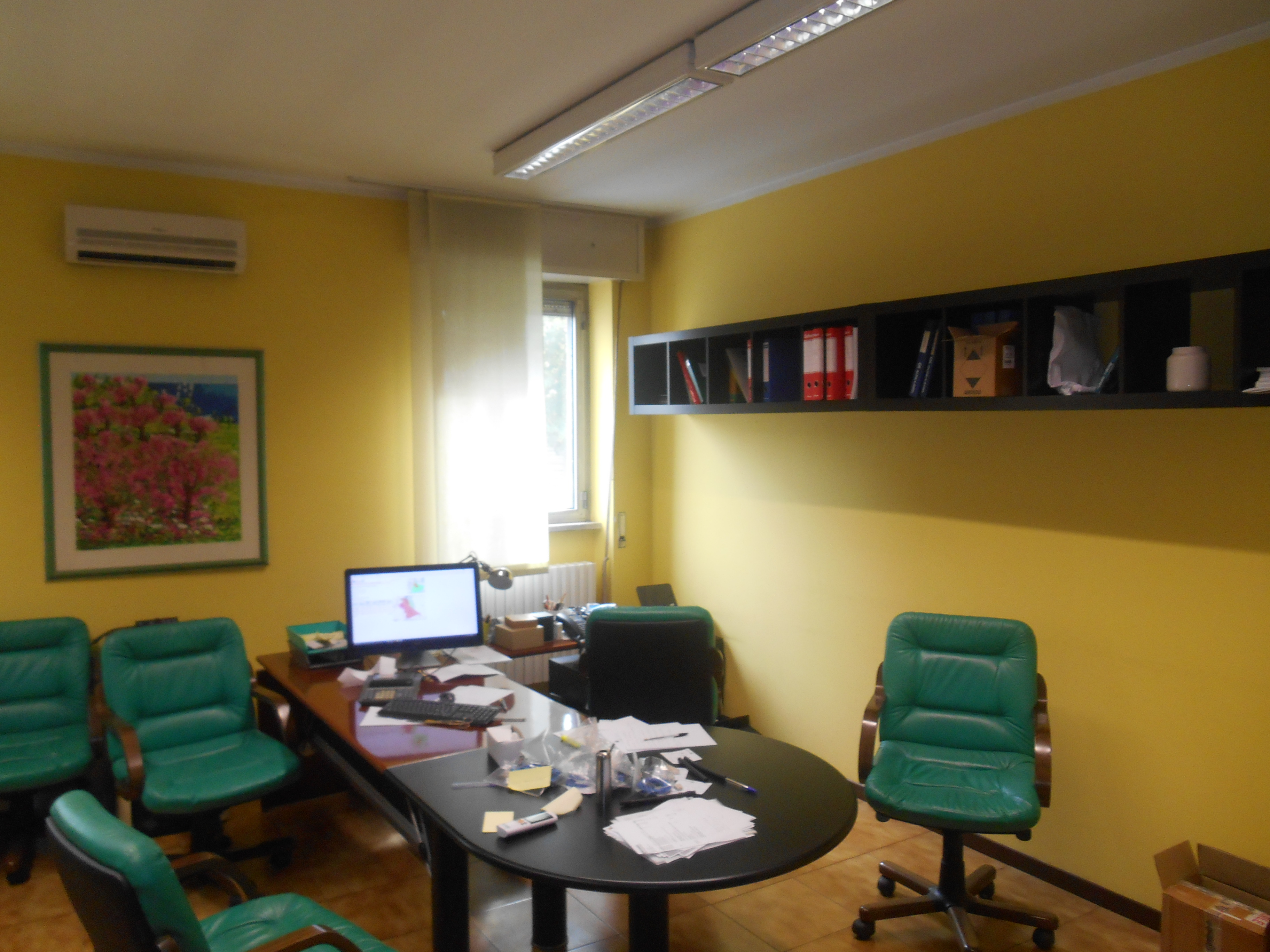 Capannone industriale con annessi uffici e servizi e area cortiliza. Presenza di ulteriori unità immobiliari adiacenti al capannone demaniale di proprietà di terzi. Identificativi catastali: comune di Zelo Buon Persico C.F. foglio 1 particella 185 sub. 702 graffato al mapp. 453 e particella 185 sub. 704 graffato al mapp. 454 - In corso aggiornamenti catastali