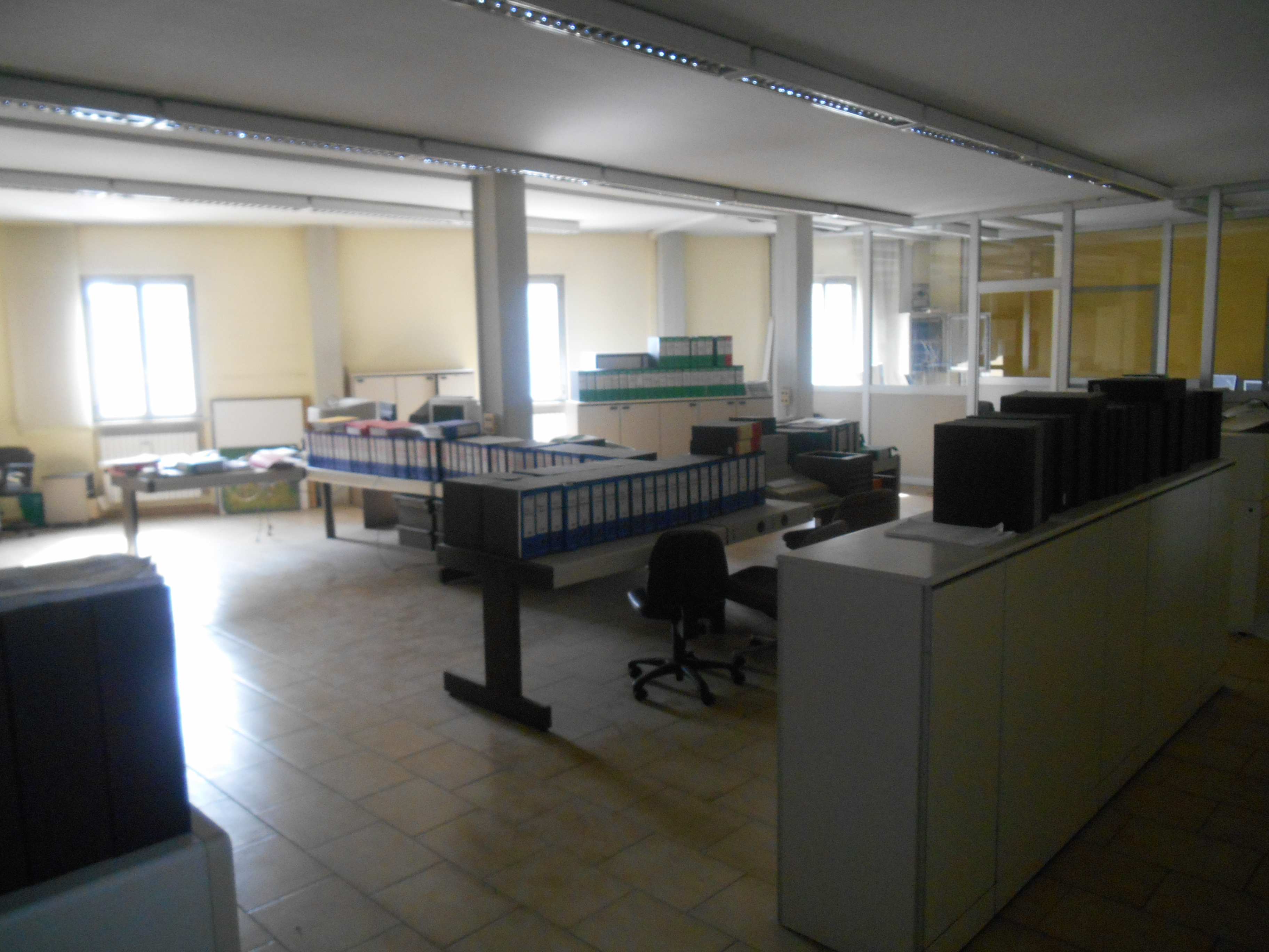 Capannone industriale con annessi uffici e servizi e area cortiliza. Presenza di ulteriori unità immobiliari adiacenti al capannone demaniale di proprietà di terzi. Identificativi catastali: comune di Zelo Buon Persico C.F. foglio 1 particella 185 sub. 702 graffato al mapp. 453 e particella 185 sub. 704 graffato al mapp. 454 - In corso aggiornamenti catastali