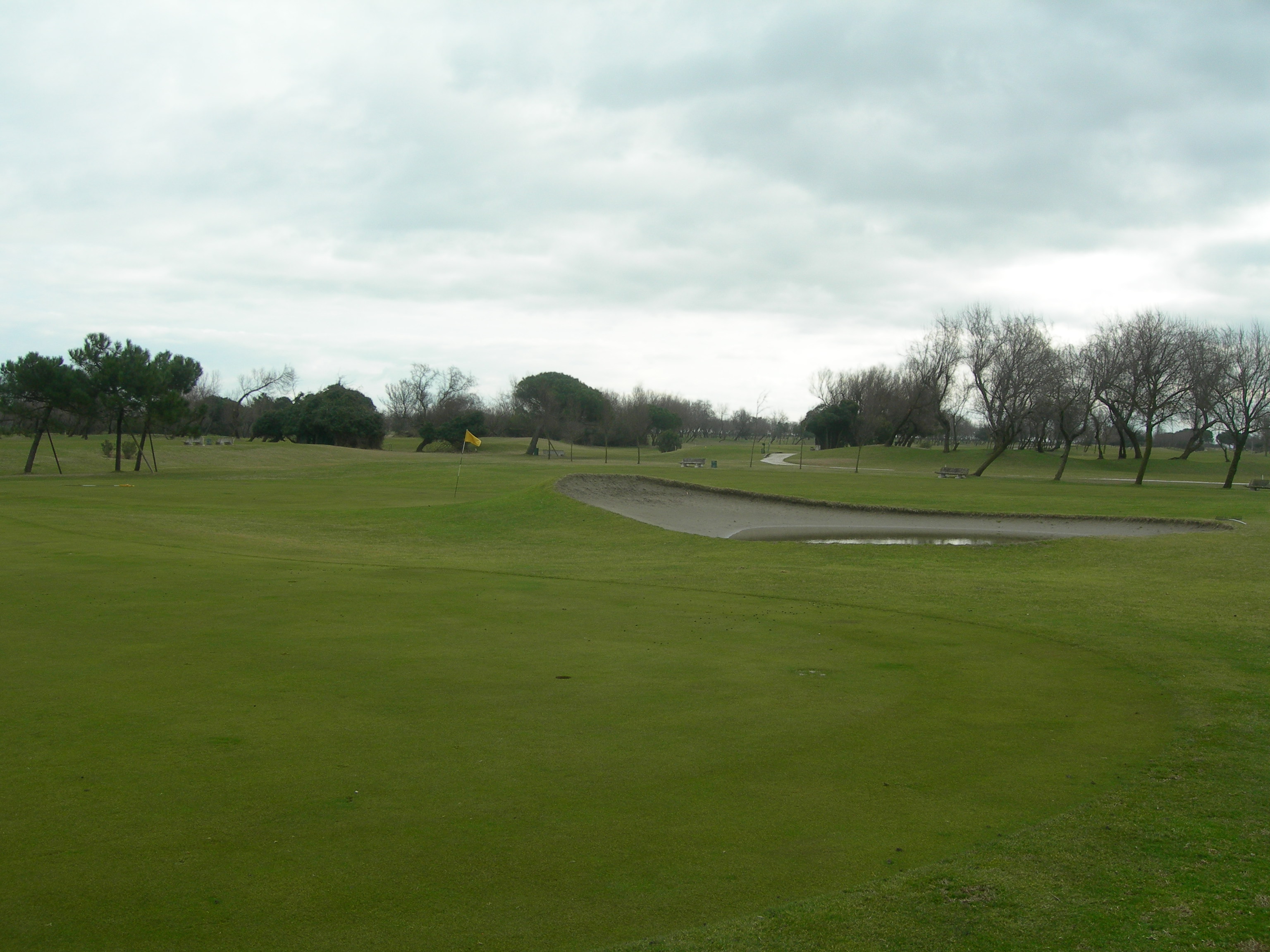 Area costituente la maggior porzione di più ampio campo da golf, sulla quale insistono un fabbricato di un piano f.t. adibito a magazzino e un manufatto in legno con tettoia. Identificativi catastali: CT fg. 29 mapp. 1634,6645,6647 - CF fg. 29 mapp. 3237.