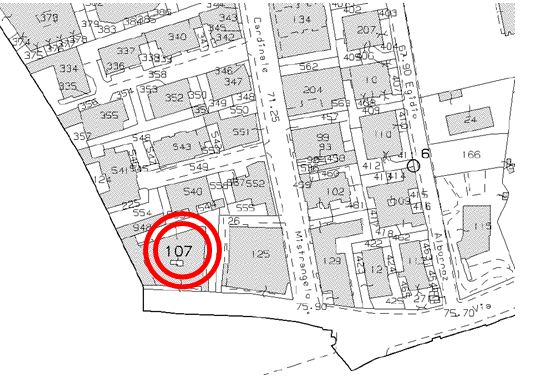 Unità immobiliare composto da ingresso, ripostiglio, disimpegno, cucina abitabile, bagno, due vani e due balconi. Identificativi Catastali [N.C.E.U.] FOGLIO 379; Part. 107; SUB 512.
