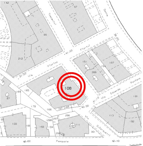 Unità immobiliare composta da vari ambienti, bagno e terrazzo. Identificativi Catastali [N.C.E.U.] FOGLIO 455; Part. 108; SUB 197.
