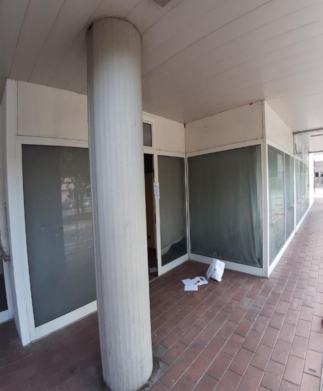 Negozio al piano terra con superficie di vendita di mq 79 oltre ad una cantina di mq 6 ed una cantina di mq 5 identificate con sub catastale separato + box auto in autorimessa interrata condominiale dotata di certificato antincendio. Identificativi Catastali [N.C.E.U.]: unità non residenziale cat. C/1 foglio 48 (ex G/6) part. 1196 sub 144 rendita 1385,76, unità secondaria cat. C/2 foglio 48 (ex G/6) part. 1196 sub 32 rendita 16,42 , unità secondaria cat. C/2 foglio 48 (ex G/6) part. 1196 sub 80 rendita 13,69 e unità secondaria cat. C/6 foglio 48 (ex G/6) part. 1196 sub 90 rendita 66,11