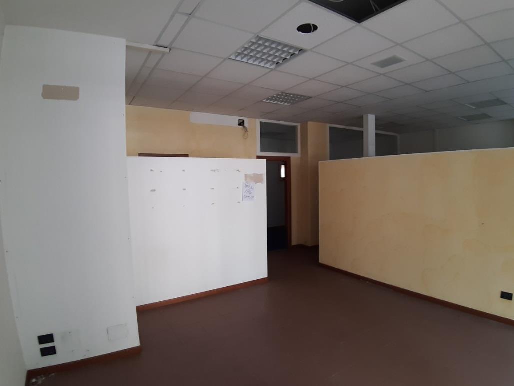 Negozio al piano terra con superficie di vendita di mq 79 oltre ad una cantina di mq 6 ed una cantina di mq 5 identificate con sub catastale separato + box auto in autorimessa interrata condominiale dotata di certificato antincendio. Identificativi Catastali [N.C.E.U.]: unità non residenziale cat. C/1 foglio 48 (ex G/6) part. 1196 sub 144 rendita 1385,76, unità secondaria cat. C/2 foglio 48 (ex G/6) part. 1196 sub 32 rendita 16,42 , unità secondaria cat. C/2 foglio 48 (ex G/6) part. 1196 sub 80 rendita 13,69 e unità secondaria cat. C/6 foglio 48 (ex G/6) part. 1196 sub 90 rendita 66,11