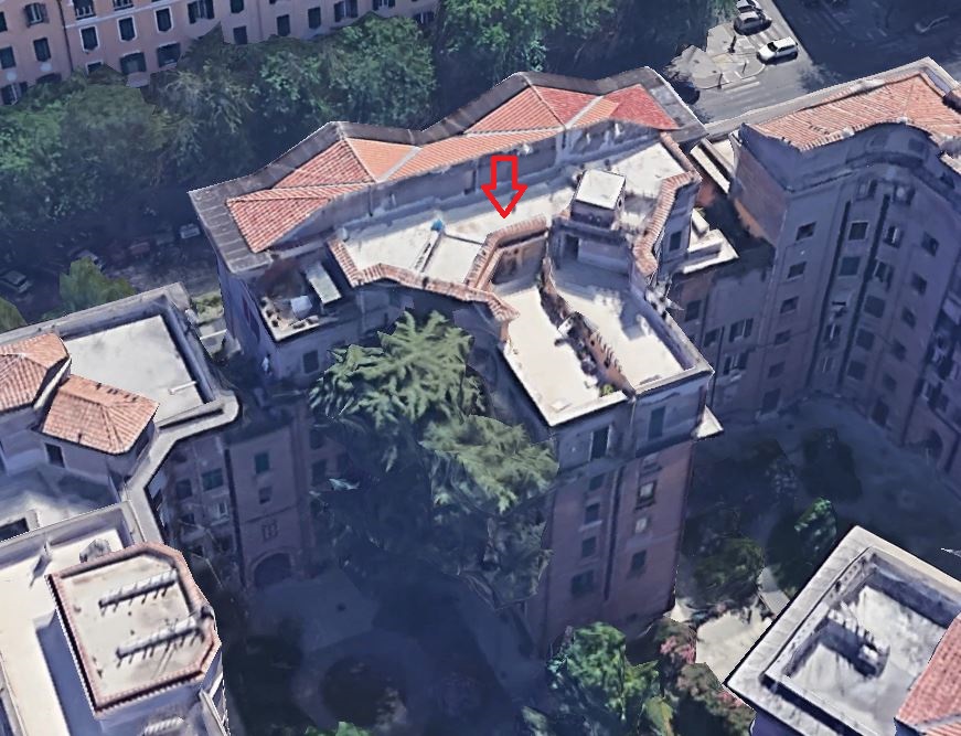Locale Deposito/Magazzino, piano, 7 sito in via Oslavia 37 sc.E, Roma - CAP 00195. Mq 44. Dati Catastali [N.C.E.U.] Cat. C2, foglio 400, part. 153, sub. 512. Stato Libero.