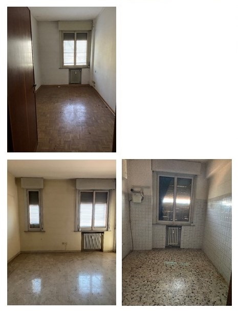 Appartamento al piano decimo con cantina pertinenziale n. 40 al piano seminterrato. Si compone di soggiorno,cucina,corridoio,una camera da letto,bagno e piccola terrazza (h 2,95 m). L’unità presenta serramenti esterni lignei con vetro semplice,sistema di oscuramento in persiane avvolgibili in legno,serramenti interni anch’essi lignei,pavimentazione del soggiorno in pietra,della cucina e dei bagni in piastrelle di graniglia o ceramica,della zona notte in parquet.Le terrazze hanno pavimentazione in piastrelle ceramiche. L’unità presenta finiture di tipo economico;la tipologia costruttiva economica presenta stato manutentivo normale. Identificativi catastali [N.C.E.U.] Unità Residenziale cat. A/2 foglio 52 part. 488 sub 41. Sup. mq catastali 70. Libero,piena proprietà.