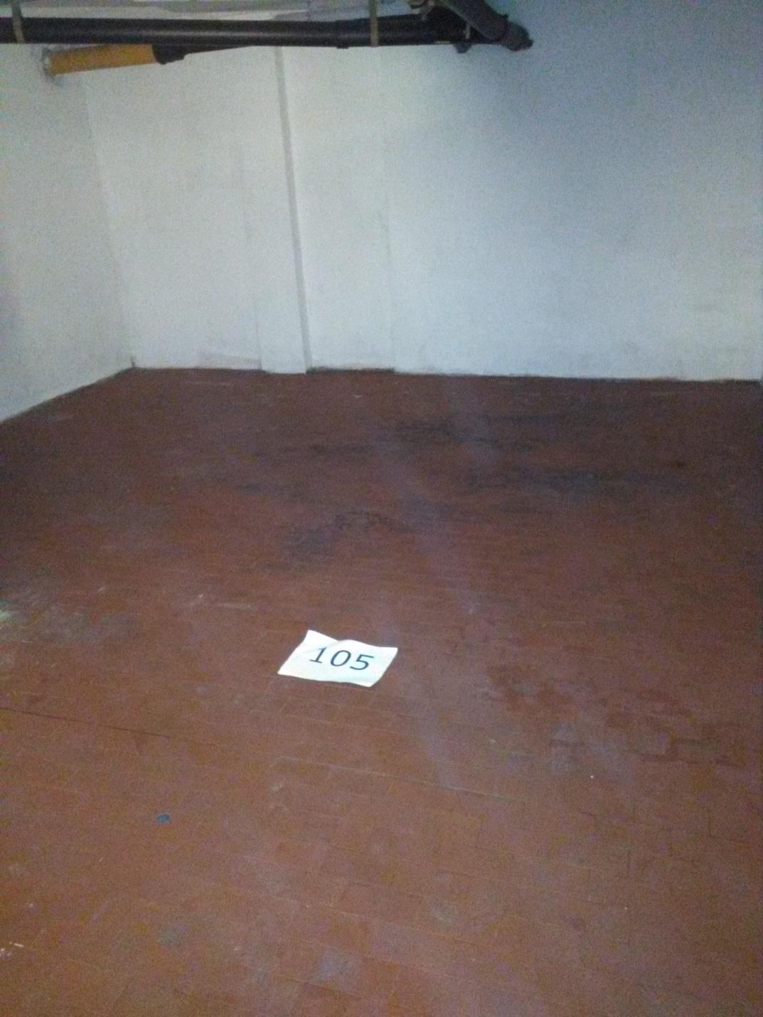 Magazzino al piano interrato. Identificativi Catastali - [N.C.E.U.] Unità Secondaria cat. C/2 sez. RO foglio 17 part. 153 sub 105. Sup. mq catastali 27. Libero. Piena Proprietà