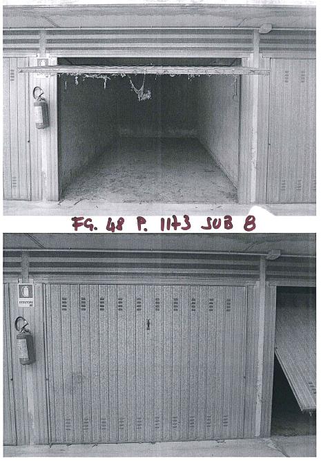 Box auto in autorimessa interrata. Identificativi catastali [N.C.E.U.] Unità Secondaria cat. C/6 foglio 48 part. 1173 sub 8. Sup. mq catastali 15. Libero, piena proprietà.