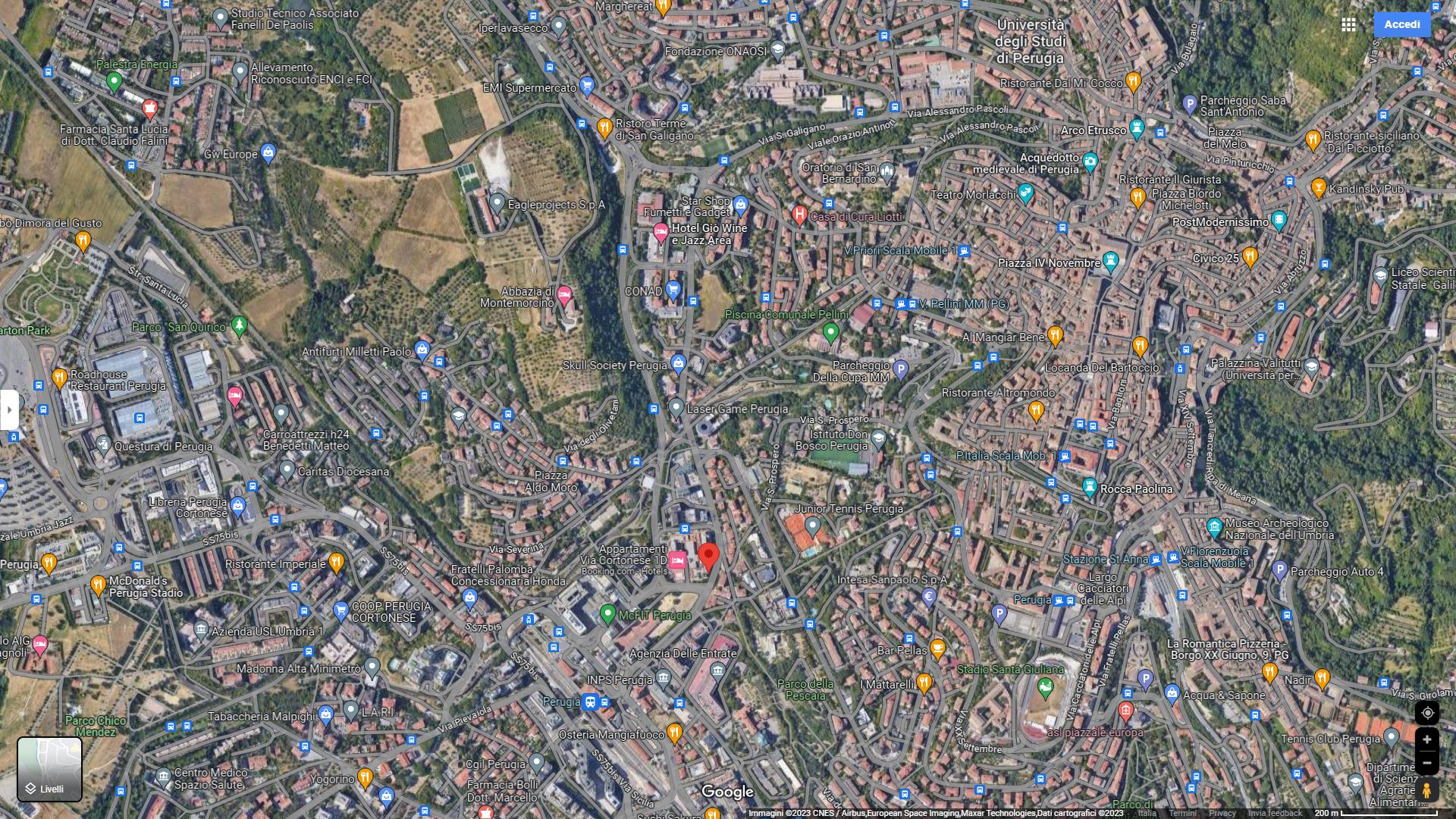 Unità immobiliare composta da locali posti al piano terra + locali accessori per usi diversi posti al piano sottostante. Identificativi Catastali [N.C.E.U.] Unità Principale cat. D/5 foglio 233 part. 288 sub 228. Sup. mq 340 + mq 340.