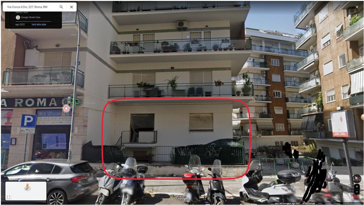 Appartamento composto da ingresso, disimpegno, ripostiglio, cucina abitabile, bagno, n. 2 camere e giardino. + Posto auto coperto piano S1 int. 43 in via val d'Ala 14. Identificativi Catastali [N.C.E.U.] Unità Residenziale cat. A/2 foglio 269 part. 334 sub 541, Unità Secondaria cat. C/6 foglio 269 part. 334 sub 532. Sup. mq catastali 96, mq catastali 6