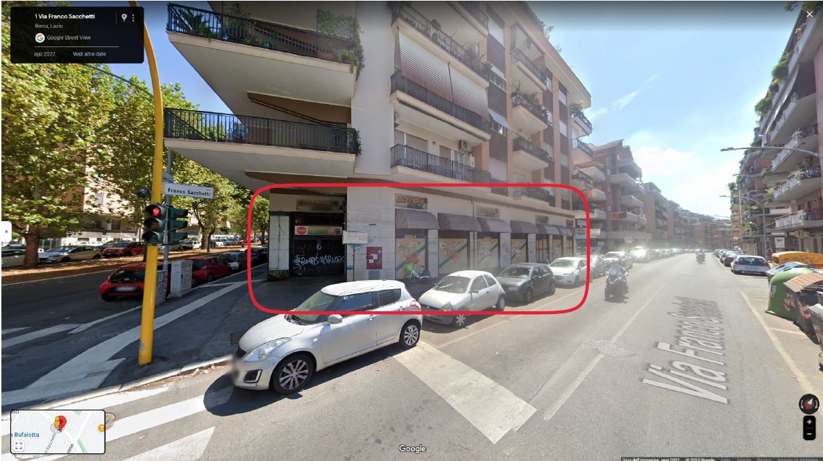 Locale commerciale posto al piano strada. Locale commerciale posto al piano strada. Locale commerciale posto al piano terra comprensivo di locale accessorio al piano interrato. Si evidenzia che le tre unità immobiliari risultano unite. Identificativi Catastali [N.C.E.U.] Unità Commerciale cat. C/1 foglio 273 part. 1191 sub 1, Unità Commerciale cat. C/1 foglio 273 part. 1191 sub 6, Unità Commerciale cat. C/1 foglio 273 part. 1191 sub 501. Sup. mq catastali 116, mq catastali 74, mq catastali 109