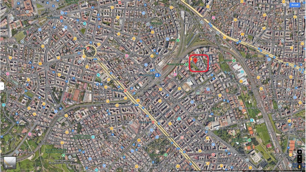 Abitazione di tipo economico posta al piano quinto. L'unità immobiliare è composta da ingresso/disimpegno, cucina, due camere, bagno. I locali principali affacciano sulla corte comune del complesso, mentre il bagno ed il disimpegno affacciano sulla chiostrina interna della palazzina. Identificativi Catastali [N.C.E.U.] Unità Residenziale cat. A/3 foglio 931 part. 177 sub 39. Sup. mq catastali 70