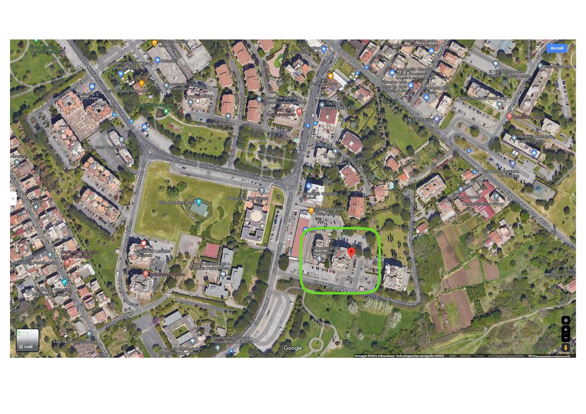 Appartamento al piano quarto composto da salone, corridoio/disimpegno, due camere, cucina, due bagni, ripostiglio e tre balconi posti sull'unico fronte dell'unità + Cantina piano S1 int. 29 composta da un unico ambiente a forma rettangolare, delimitato da muratura costituita da blocchi cementizi e da opportuna porta di accesso in lega metallica. Posto auto coperto individuato attraverso strisce su pavimentazione in cemento industriale ubicato al piano S1 in autorimessa collettiva civico al 49. Identificativi Catastali [N.C.E.U.] Unità Residenziale cat. A/2 foglio 283 part 884 sub 40; Unità Secondaria cat. C/2 foglio 283 part 884 sub 78; Unità Secondaria cat. C/6 foglio 283 part 884 sub 116. Sup. mq (arr) catastali 93; mq catastali 4; mq catastali 12. Piena Proprietà. Libero.