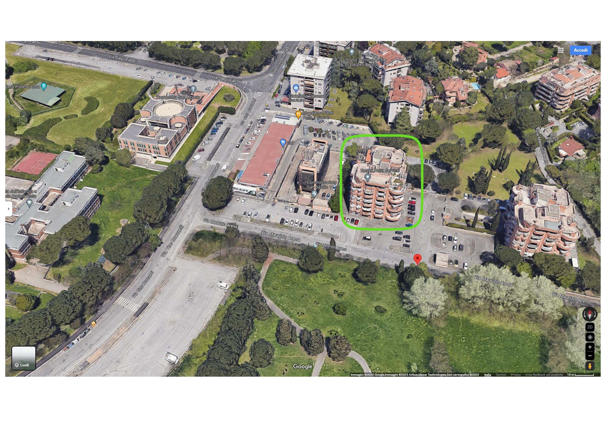Appartamento al piano quarto composto da salone, corridoio/disimpegno, due camere, cucina, due bagni, ripostiglio e tre balconi posti sull'unico fronte dell'unità + Cantina piano S1 int. 29 composta da un unico ambiente a forma rettangolare, delimitato da muratura costituita da blocchi cementizi e da opportuna porta di accesso in lega metallica. Posto auto coperto individuato attraverso strisce su pavimentazione in cemento industriale ubicato al piano S1 in autorimessa collettiva civico al 49. Identificativi Catastali [N.C.E.U.] Unità Residenziale cat. A/2 foglio 283 part 884 sub 40; Unità Secondaria cat. C/2 foglio 283 part 884 sub 78; Unità Secondaria cat. C/6 foglio 283 part 884 sub 116. Sup. mq (arr) catastali 93; mq catastali 4; mq catastali 12. Piena Proprietà. Libero.