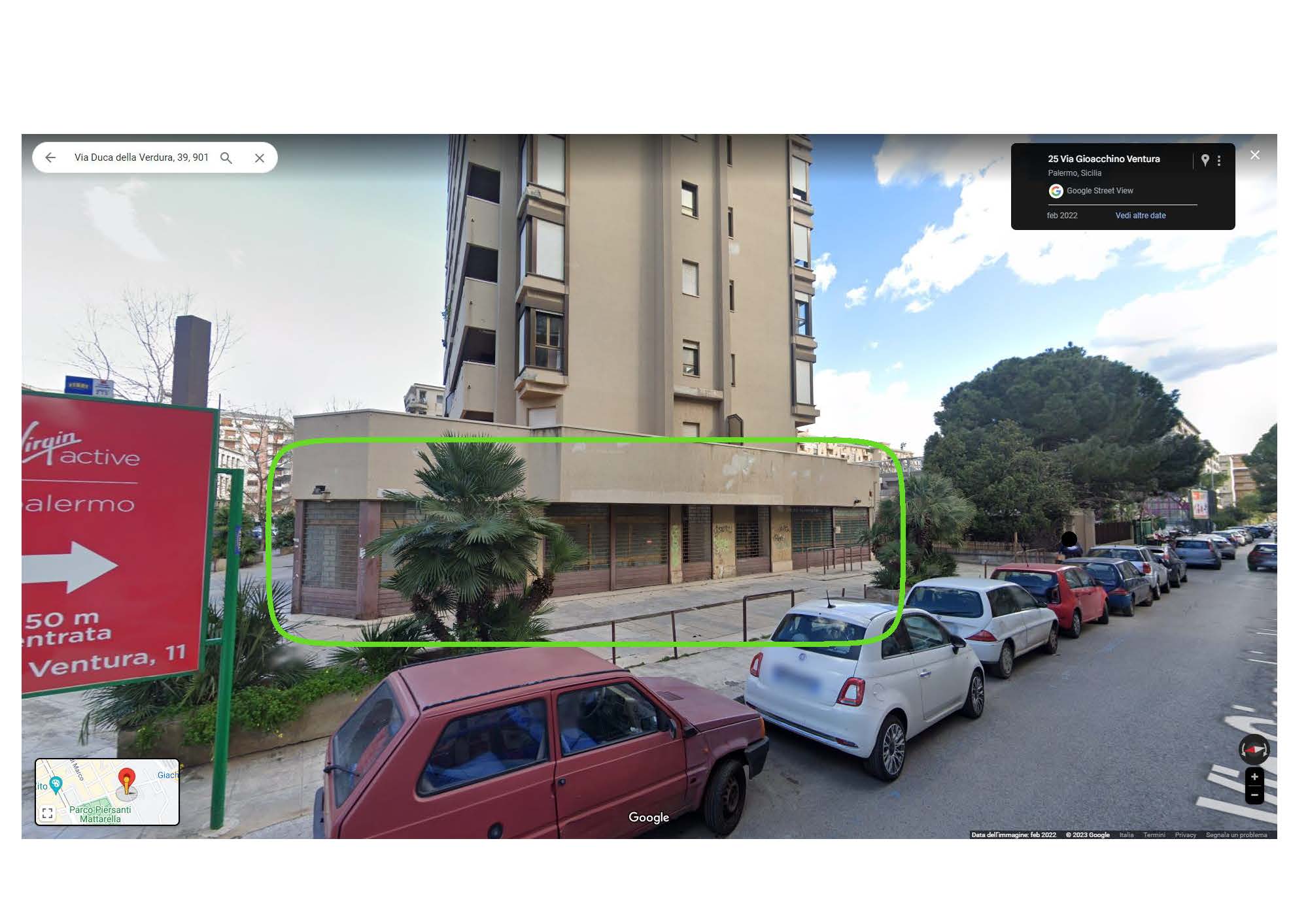 Locale commerciale su due elevazioni, piano terra e seminterrato. L'immobile in pianta è costituito da ampi locali pilastrati, su entrambi i piani. Identificativi catastali [N.C.E.U.] Unità Commerciale cat. C/1 foglio 33 part. 842 sub 1. Sup mq catastali 1956. Piena proprietà lotto libero.