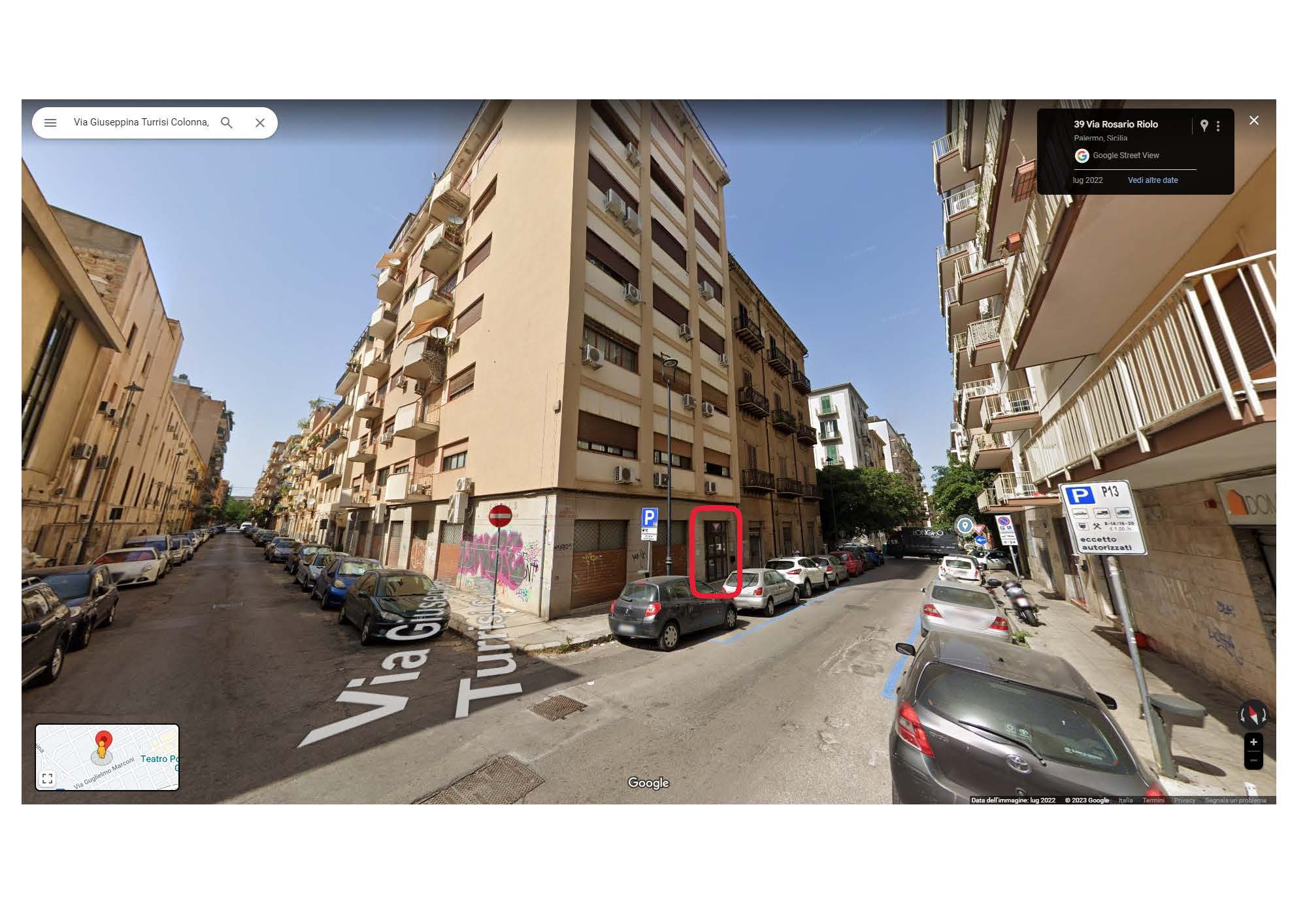 Ufficio ubicato al secondo piano dell'edificio accessibile dal corpo scala condominiale dove è presente un ascensore e da un secondo vano scala con accesso dal civ. n.39 di via R. Riolo che collega gli uffici ex ENPALS ai piani terra, primo e secondo. L'immobile dispone di otto vani principali; sei di questi hanno affaccio su via Riolo, gli altri due sulla chiostrina interna e sul prospetto laterale. Sono presenti, inoltre, tre servizi igienici e tre balconi. I locali sono distribuiti da un ampio corridoio di forma irregolare. L, mentre l'altezza interna è pari a 3,4m. Identificativi catastali [N.C.E.U.] Unità Principale cat. A/10 foglio 44 part. 200 sub 17. Sup mq catastali 197. Piena proprietà lotto libero.