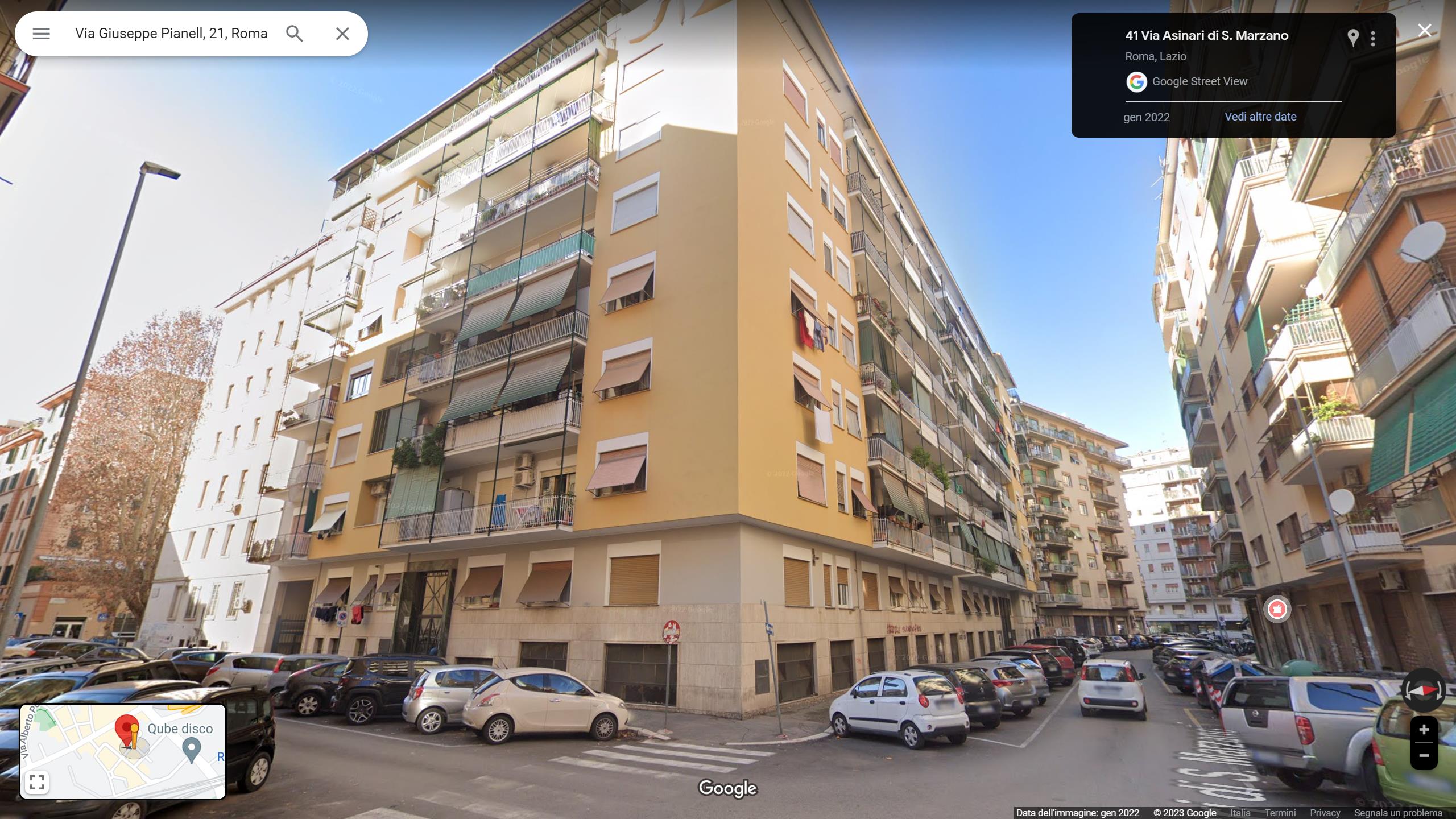 Soffitta.Identificativi Catastali [N.C.E.U.] Unità Secondaria cat. C/2 foglio 614 part. 207 sub 68. Sup. mq catastali 6. Lotto Libero, Piena Proprietà.