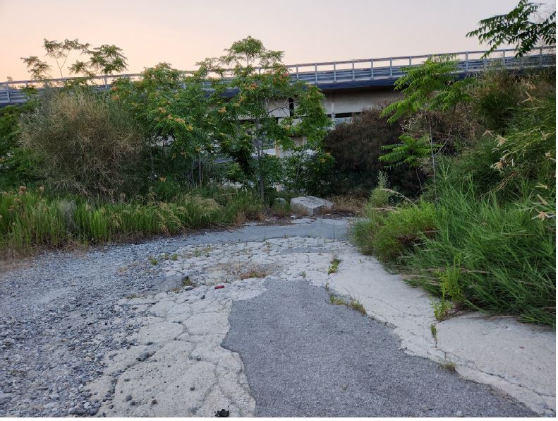 Terreno su cui insisteva impianto di betonaggio e su cui insistono dei manufatti abusivi insuscettibili di sanatoria, il prezzo a base d'asta è al netto dei costi di demolizione e smaltimento (stimati dal tecnico in € 30.000,00). L'aggiudicatario dovrà farsi carico delle seguenti attività per ciascun manufatto: demolizione / smontaggio dei manufatti; trasporto e conferimento in discarica autorizzata. Sup. mq (arr.) 8393. Immobile libero. Piena proprietà.