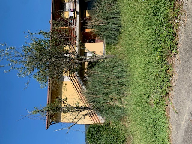 Abitazione in Aulla (Massa Carrara) Via Battaglini E Toso 13 (piano primo). Composto da: soggiorno, disimpegno, 2 camere, cucina, 2 bagni e terrazzo + box auto. Identificativi [N.C.E.U.] Categoria Catastale A2 foglio 17 part. 926 sub. 4, con box auto ad uso esclusivo al foglio 17 part. 926 sub. 8. Mq 102. Libero. Piena proprietà