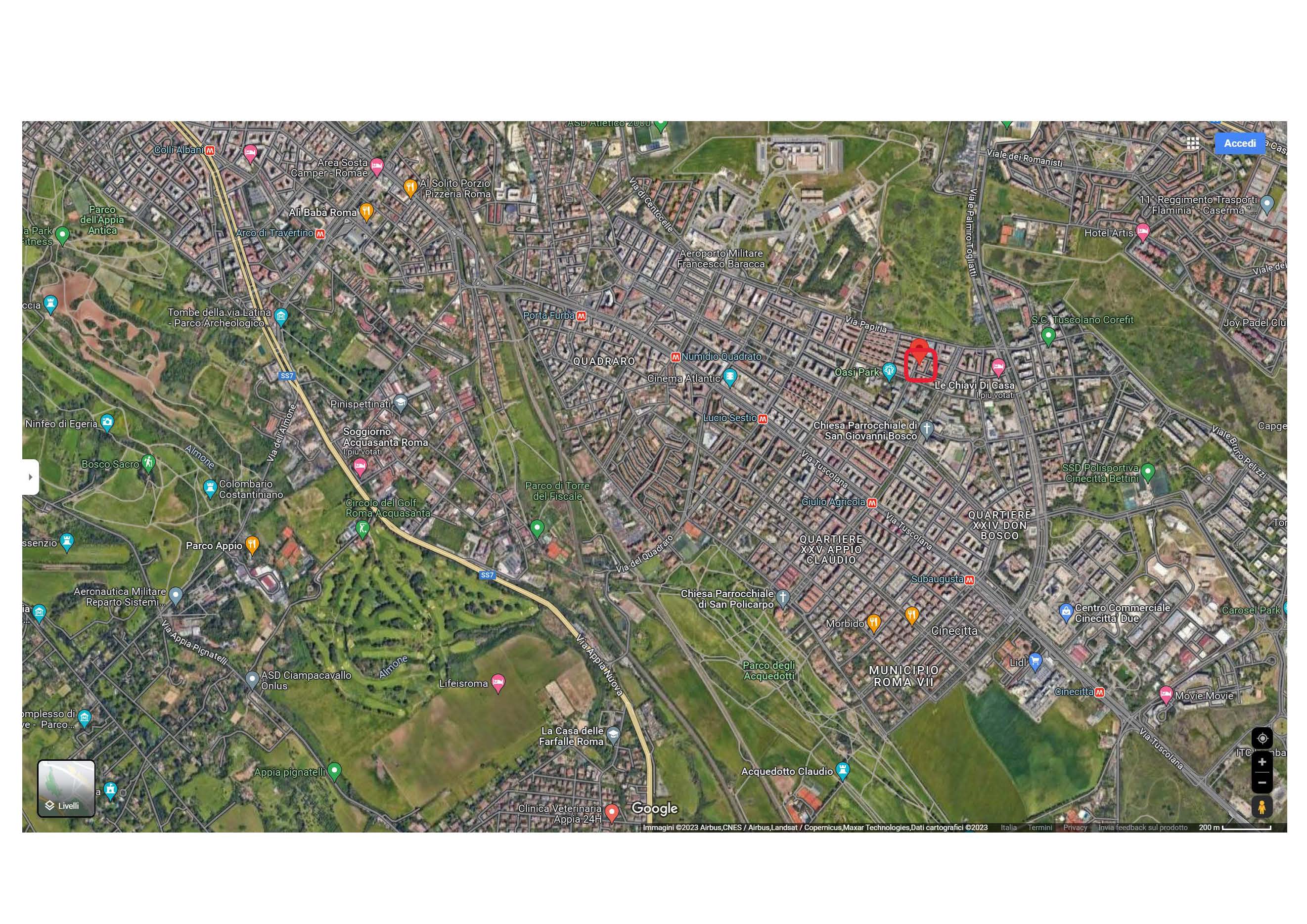Appartamento composto da una zona ingresso, quattro vani, cucina abitabile, ripostiglio, due bagni, corridoio e un balcone. Identificativi Catastali [N.C.E.U.] Unità Residenziale cat. A/3 foglio 956 part. 408 sub 34. Sup. mq (arr) mq catastali 109. Lotto libero.