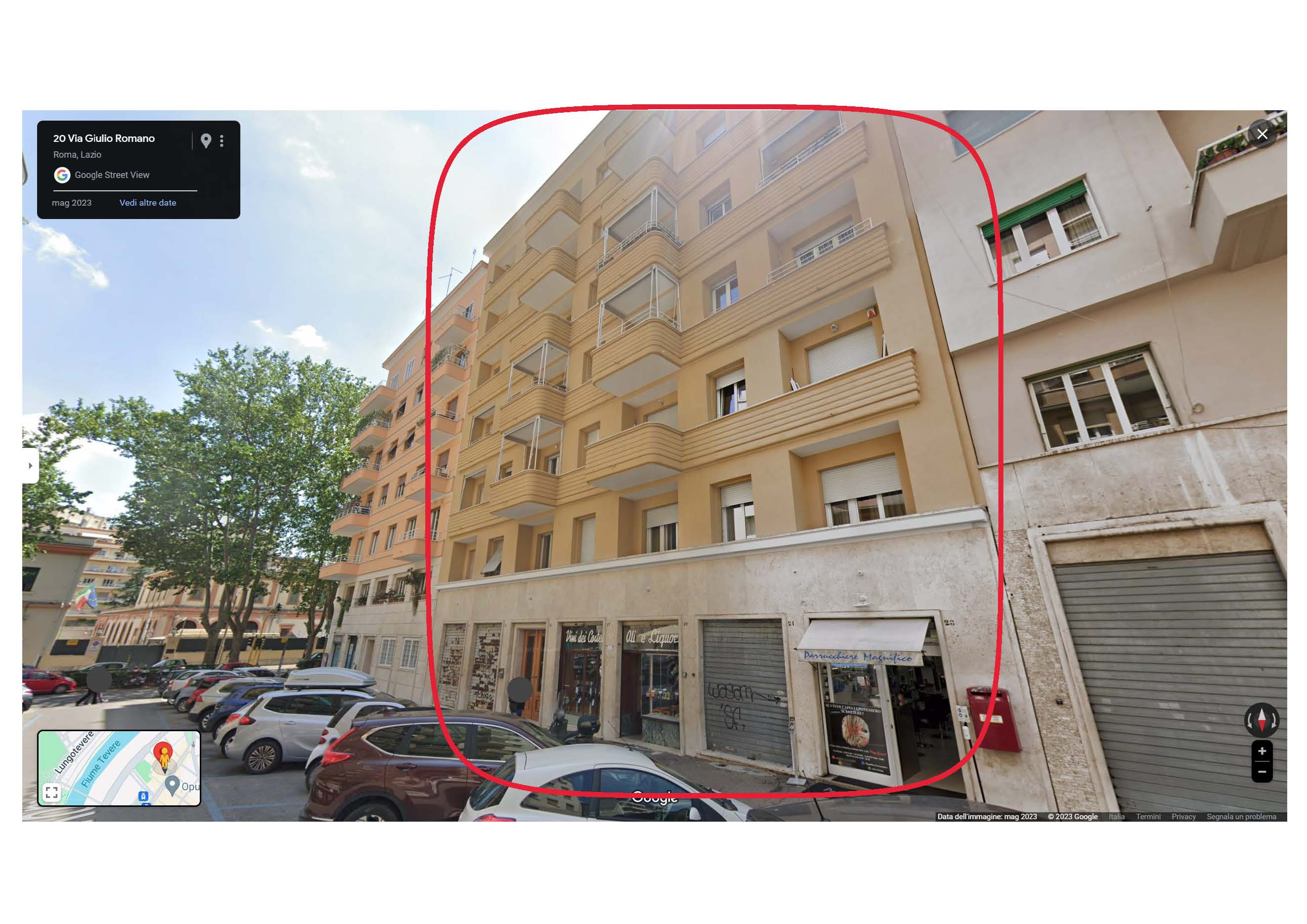 Appartamento di 7 vani catastali composto da ingresso, soggiorno, cucina, tre camere, due bagni, due ripostigli, tre balconi. Cantina al piano S1. Identificativi Catastali [N.C.E.U.] Unità Residenziale cat. A/2 foglio 528 part. 13 sub 510. Sup. mq (arr) mq catastali 147. Lotto libero.
