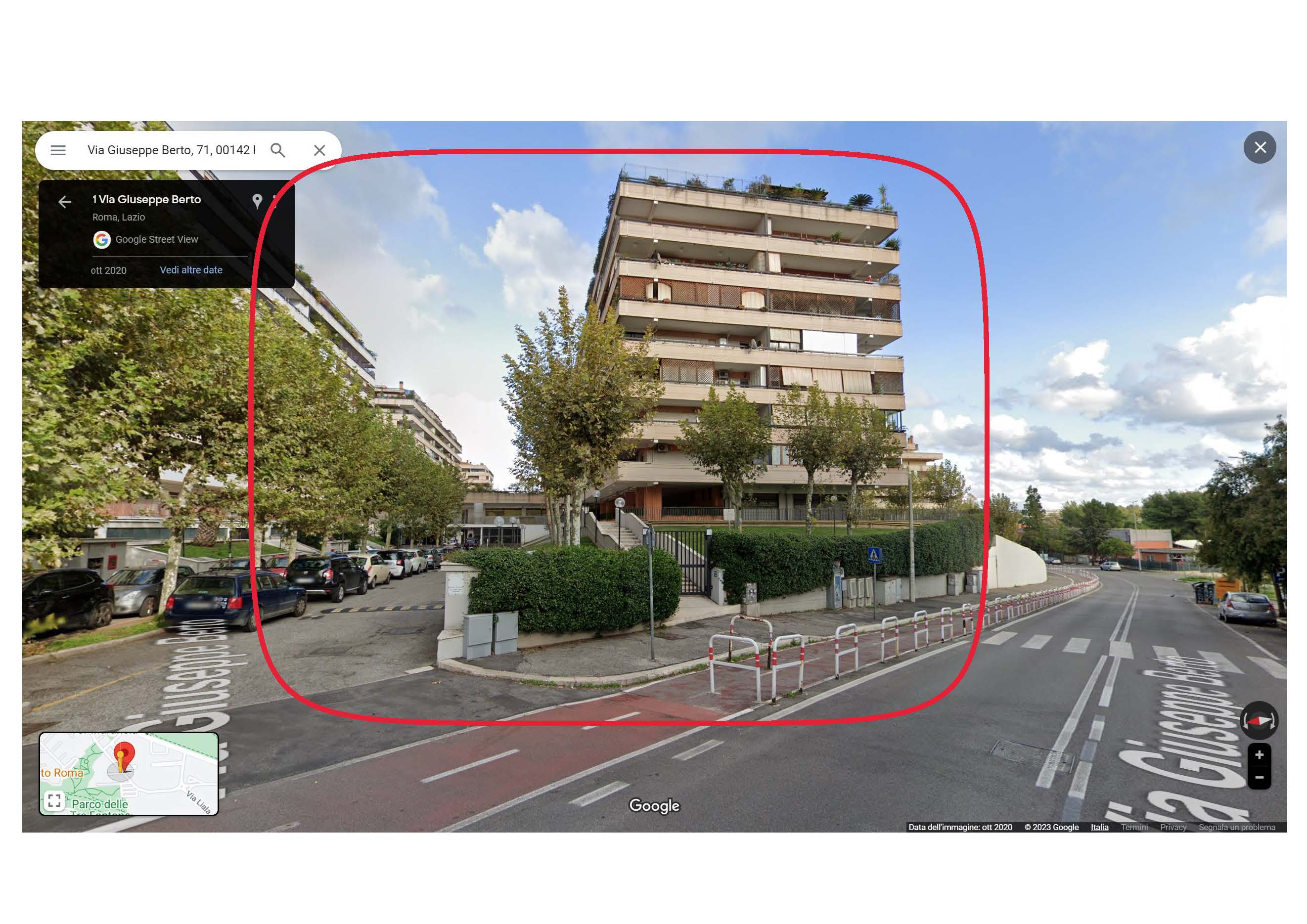 Locale commerciale al piano terra con annessi servizi e scala interna comunicante con il piano sottostante adibito a sottonegozio + Posto auto coperto n. 24 piano S1 in autorimessa condominiale del fabbricato di via Berto 71. Identificativi Catastali [N.C.E.U.] Unità Commerciale cat. C/1 foglio 853 part. 702 sub 7, Unità Secondaria cat. C/6 foglio 853 part. 702 sub 531. Sup. mq (arr) mq catastali 95, mq catastali 10. Lotto libero.