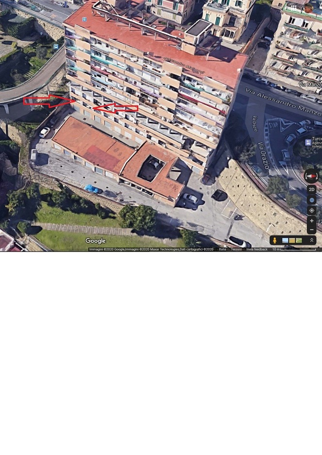 appartamento 3 locali +servizi semplici + parcheggio scoperto pertinenziale. Identificativi catastali F. 25 Mapp.128 Sub 14, F. 25 Mapp. 129 Sub 29. Sup. Mq catastali escluse aree scoperte (arr.) 96. Immobile libero, piena proprieta'.