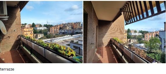 Appartamento composto da 3 locali, 2 bagni, cucina e 3 terrazzi, oltre alla cantina e al posto auto  2 + Cantina al piano interrato e posto auto coperto nel cortile. Id. cat. Foglio 191, Mappale 8, Sub 6 (appartamento) -505 (posto auto coperto). Sup. mq 117