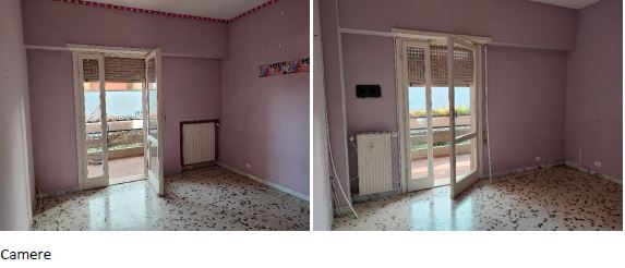 Appartamento composto da 3 locali, 2 bagni, cucina e 3 terrazzi, oltre alla cantina e al posto auto  2 + Cantina al piano interrato e posto auto coperto nel cortile. Id. cat. Foglio 191, Mappale 8, Sub 6 (appartamento) -505 (posto auto coperto). Sup. mq 117