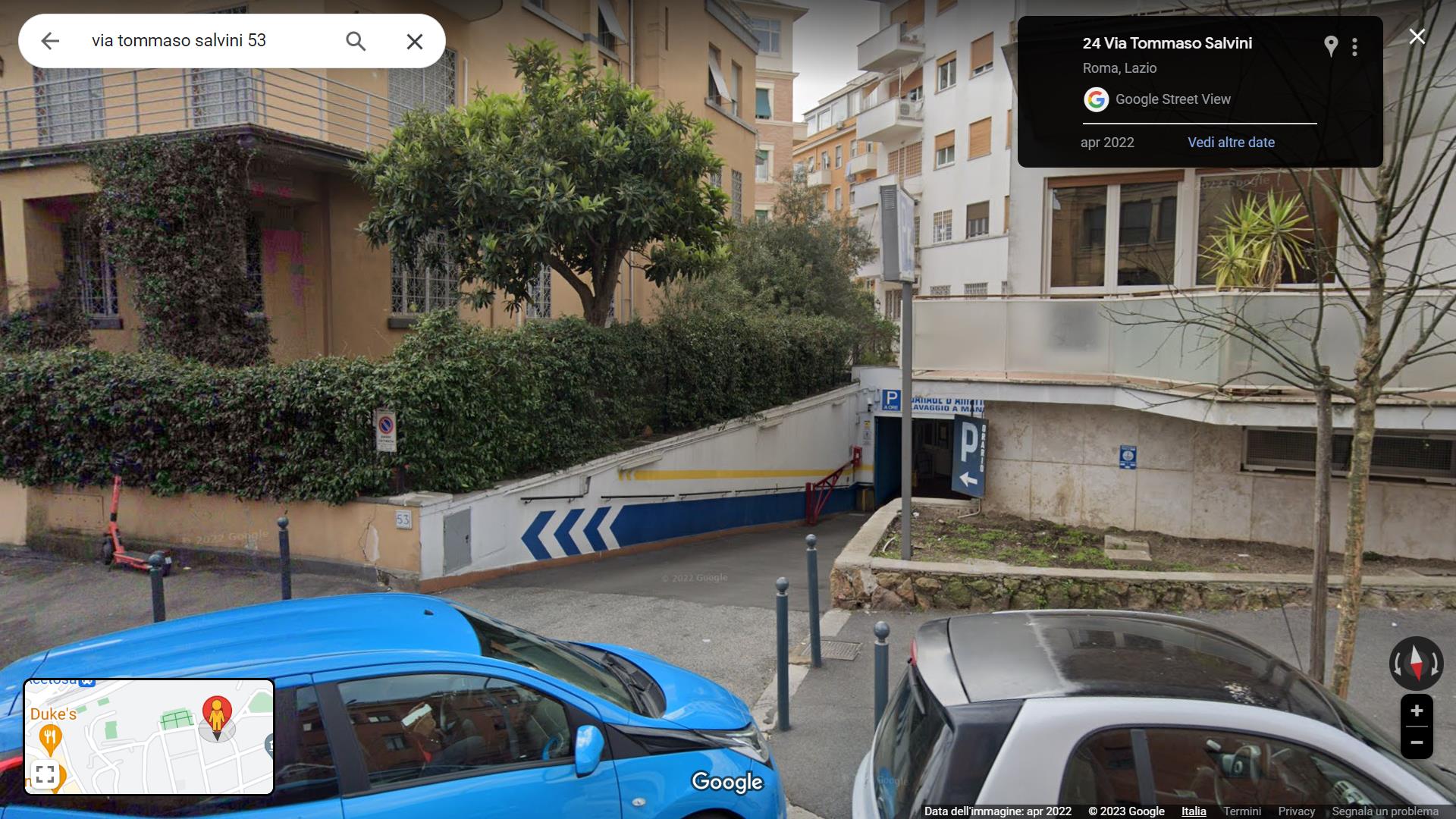 Autorimessa al piano interrato dell'edificio.Ufficio sito al piano terra composto da tre ambienti ed un bagno. L'accesso avviene direttamente dalla rampa dell'autorimessa. Il locale era in uso al custode dell'autorimessa. Id. catastali [N.C.E.U.] Unità Principale cat. D/8 foglio 540 part. 7 sub 612 - Unità Principale cat. A/10 foglio 540 part 7 sub 1. Sup. (arr) Autorimessa consistenza commerciale ragguagliata mq 1.112 - (mq 1.698 superficie coperta lorda + mq 81 superficie scoperta lorda) - Ufficio mq catastali 63