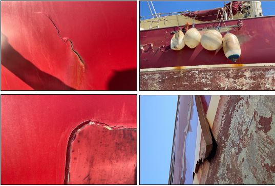 Imbarcazione Rubin Lady Targa 041 ND c/o Cantiere Blue Rizzardi porto turistico di Ostia. A vela con motore ausiliario. Cantiere SO.GE.NA.MAR Srl. Modello: One off. Materiale di costruzione: Acciaio. Anno di costruzione: 2002. Lunghezza f.t.: mt. 29,40. Larghezza max: mt. 6,20. Profondità del ponte dalla stazza alla sezione maestra (art. 9 reg): mt.2,81. Stazza Lorda: 80,75. Stazza Netta: 74,16. Bandiera: ITALIANA. Data e ufficio di rilascio: 26/04/2004 – C.P. di Roma. Ultimo Proprietario: SVE Marine Srl. APPARATO MOTORE Tipo: Entrobordo. N° motori Installati: 1. Marca: AB VOLVO PENTA. Modello: TAMD 63 PA. Numeri di matricola: 2061181555. Ore Motori: NON RILEVABILI. Carburante: Gasolio. Potenza massima di esercizio: NON SPECIFICATA. Anno di costruzione: 2002 .