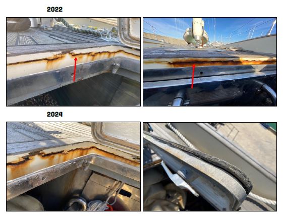 Imbarcazione Rubin Lady Targa 041 ND c/o Cantiere Blue Rizzardi porto turistico di Ostia. A vela con motore ausiliario. Cantiere SO.GE.NA.MAR Srl. Modello: One off. Materiale di costruzione: Acciaio. Anno di costruzione: 2002. Lunghezza f.t.: mt. 29,40. Larghezza max: mt. 6,20. Profondità del ponte dalla stazza alla sezione maestra (art. 9 reg): mt.2,81. Stazza Lorda: 80,75. Stazza Netta: 74,16. Bandiera: ITALIANA. Data e ufficio di rilascio: 26/04/2004 – C.P. di Roma. Ultimo Proprietario: SVE Marine Srl. APPARATO MOTORE Tipo: Entrobordo. N° motori Installati: 1. Marca: AB VOLVO PENTA. Modello: TAMD 63 PA. Numeri di matricola: 2061181555. Ore Motori: NON RILEVABILI. Carburante: Gasolio. Potenza massima di esercizio: NON SPECIFICATA. Anno di costruzione: 2002 .