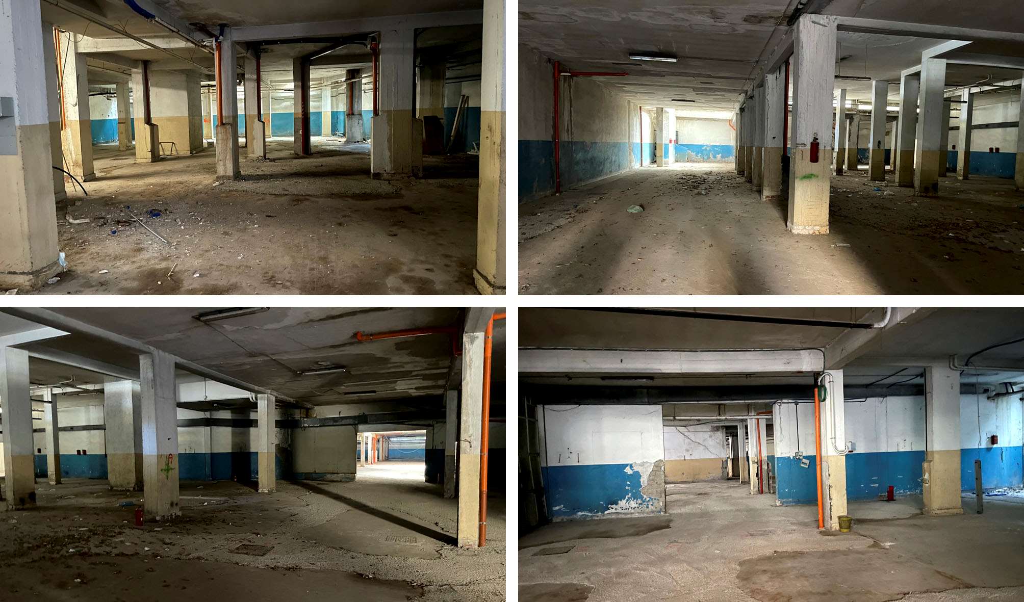 Unità immobiliare a destinazione autorimessa sita al piano S1, con accessi carrabili mediante rampa da piazza Biagio Pace 4 e via Silvestri 194. Due grandi ambienti comunicanti e una piccola zona a servizi. Divisione interna in muratura. L'unità immobiliare è identificata come negozio (cat. C/1), tuttavia tipologicamente e architettonicamente trattasi di autorimessa (cat. C/6). In cemento armato con maglia dei pilastri distanziati di circa quattro metri, le pareti sono tinteggiate mentre gli infissi e serrande in metallo. Id. cat. [N.C.E.U.] Unità Principale cat. C/1 foglio 442 part. 185 sub 501, graffata part. 187 sub 502, graffata part. 188 sub 501, graffata part. 295 sub 501, graffata part. 296 sub 502, graffata part. 297 sub 501. Sup. (arr.) consistenza ragguagliata mq 4020