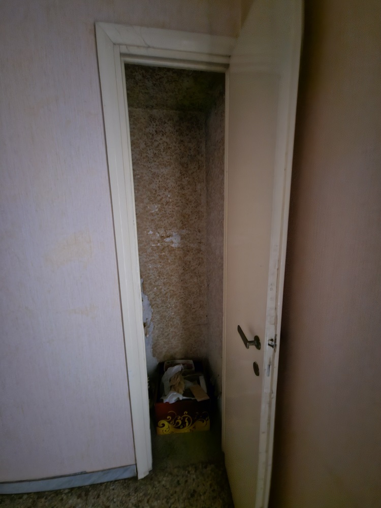 u.i. composta da 5 vani catastali di altezza netta interna pari a 3,20 mt, articolata in ingresso, soggiorno, cucina, due camere, un bagno, balcone. Id. cat. Foglio 194 particella 161 sub 5, categoria catastale A3 cl. 3. Sup. consistenza ragguagliata 90 mq. Libero, piena proprietà.