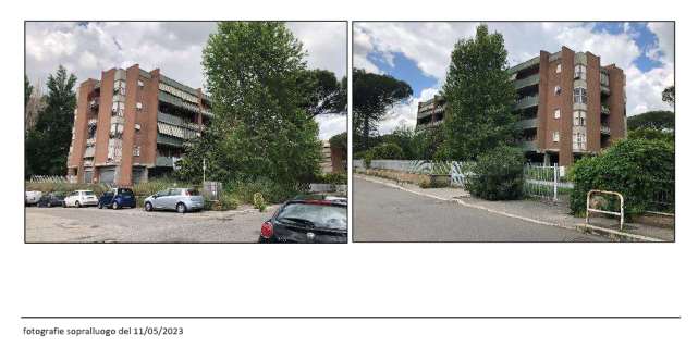 Unità immobiliare ad uso posto auto scoperto sita nell'area condominiale retrostante il fabbricato, identificata con l'interno 3 ed avente accesso su via Pollenza n. 83/f. Id. Catastali [N.C.E.U.] Unità secondaria categoria C6 foglio 288 particella 473 sub 8. Sup. mq catastali 13. Libero, Piena Proprietà.