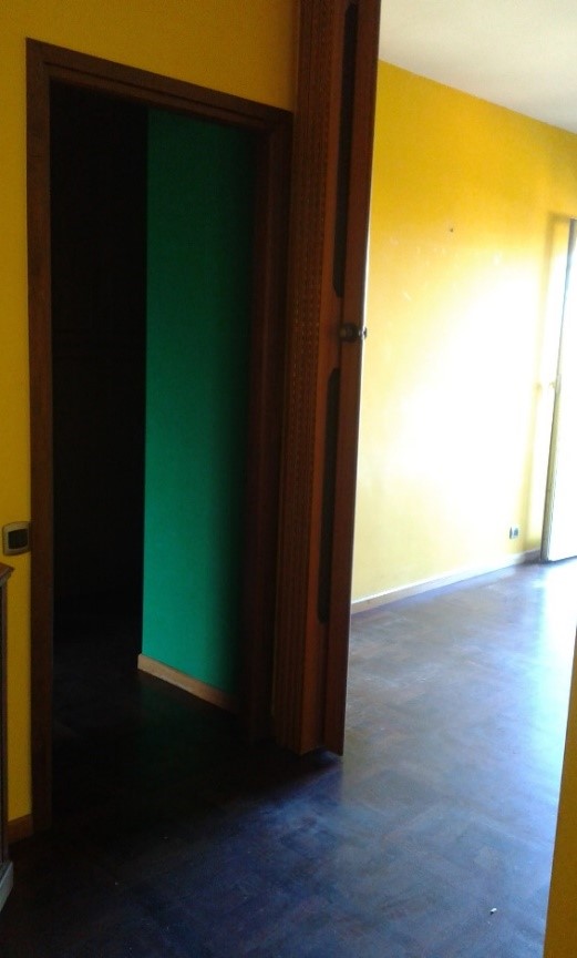 Appartamento composto da 3 locali, 2 bagni, cucina e 2 terrazzi, oltre ad una porzione di giardino ad uso esclusivo, alla cantina, al box e al posto auto + Porzione di giardino ad uso esclusivo, cantina al piano interrato, box auto, e posto auto scoperto nel cortile. Id. cat. Foglio 191, Mappale 8, Sub 502 (appartamento e giardino) - 18 (box) - 508 (posto auto scoperto). Sup. mq 161