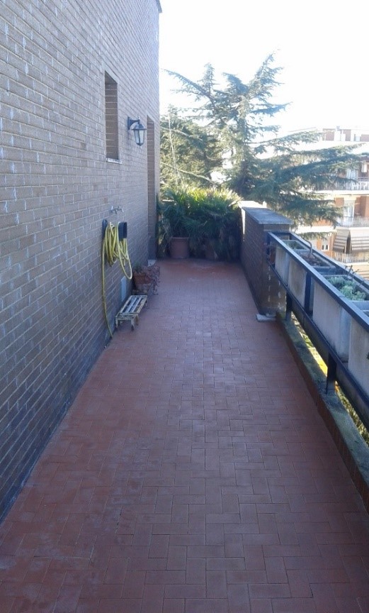 Appartamento composto da 3 locali, 2 bagni, cucina e 2 terrazzi, oltre ad una porzione di giardino ad uso esclusivo, alla cantina, al box e al posto auto + Porzione di giardino ad uso esclusivo, cantina al piano interrato, box auto, e posto auto scoperto nel cortile. Id. cat. Foglio 191, Mappale 8, Sub 502 (appartamento e giardino) - 18 (box) - 508 (posto auto scoperto). Sup. mq 161