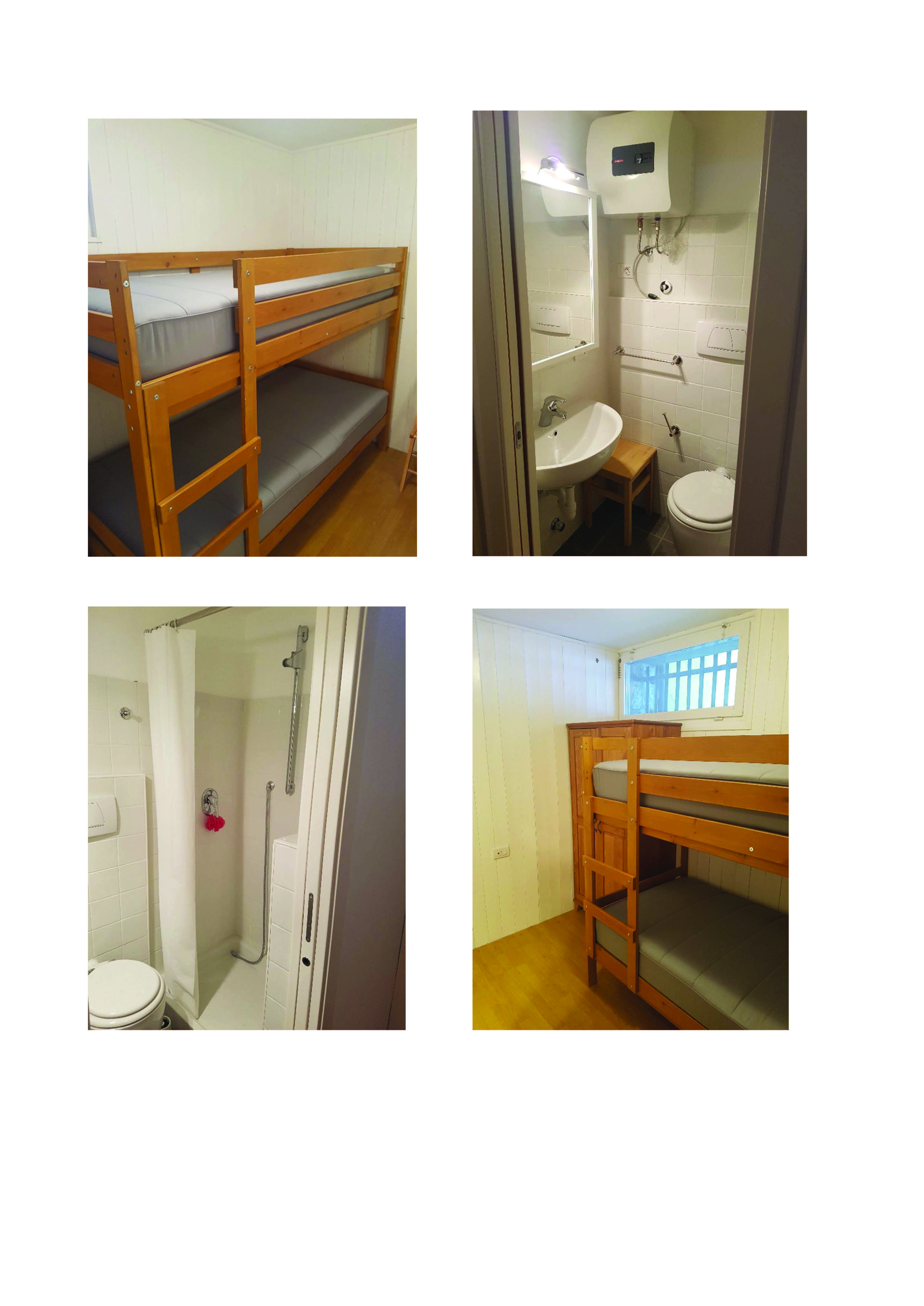 Immobile ad uso abitativo:piano rialzato composto da: cucina-soggiorno-n.2 camere da letto e n.1 bagno, detto piano è collegato con il piano seminterrato tramite scala a chiocciola. piano seminterrato composto da:  n.1 camera da letto e n.1 bagno; posto auto scoperto; LOCALI ad uso comune oltre area scoperta -giradino - cortile. Id. Cat. [N.C.E.U.] fg. 11 p.lla 1084 PM 5 sub. 3; fg.  11 p.lla 2314 PM 5 sub. 5; fg.11 p.lla 1084 PM 13 sub. 16 - PM 13 sub. 13; fg. 11 p.lla 1488 PM 242 sub 171; posto auto coperto ubicato nel condominio Rio Falze'. Sup (arr) mq 80; mq 15; mq 12. piena proprietà; piena proprietà; 1/9; Piena proprietà. Locato.