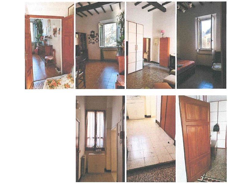 E' un immobile residenziale ubicato al primo piano di un fabbricato ad uso prevalentemente abitativo. Palazzina plurifamiliare in muratura, con copertura a falda, di epoca antecedente al 1826 e composta da n. 3 livelli fuori terra, posta in adiacenza, su un solo lato, ad altra costruzione. L'edificio presenta una facciata su via principale di aspetto più ricercato, con la parte basamentale in finto bugnato ed i livelli superiori rivestiti in tessere di klinker. Non è dotato di ascensore. Complessivamente il fabbricato, incluse le parti comuni, si presenta in normale stato manutentivo.