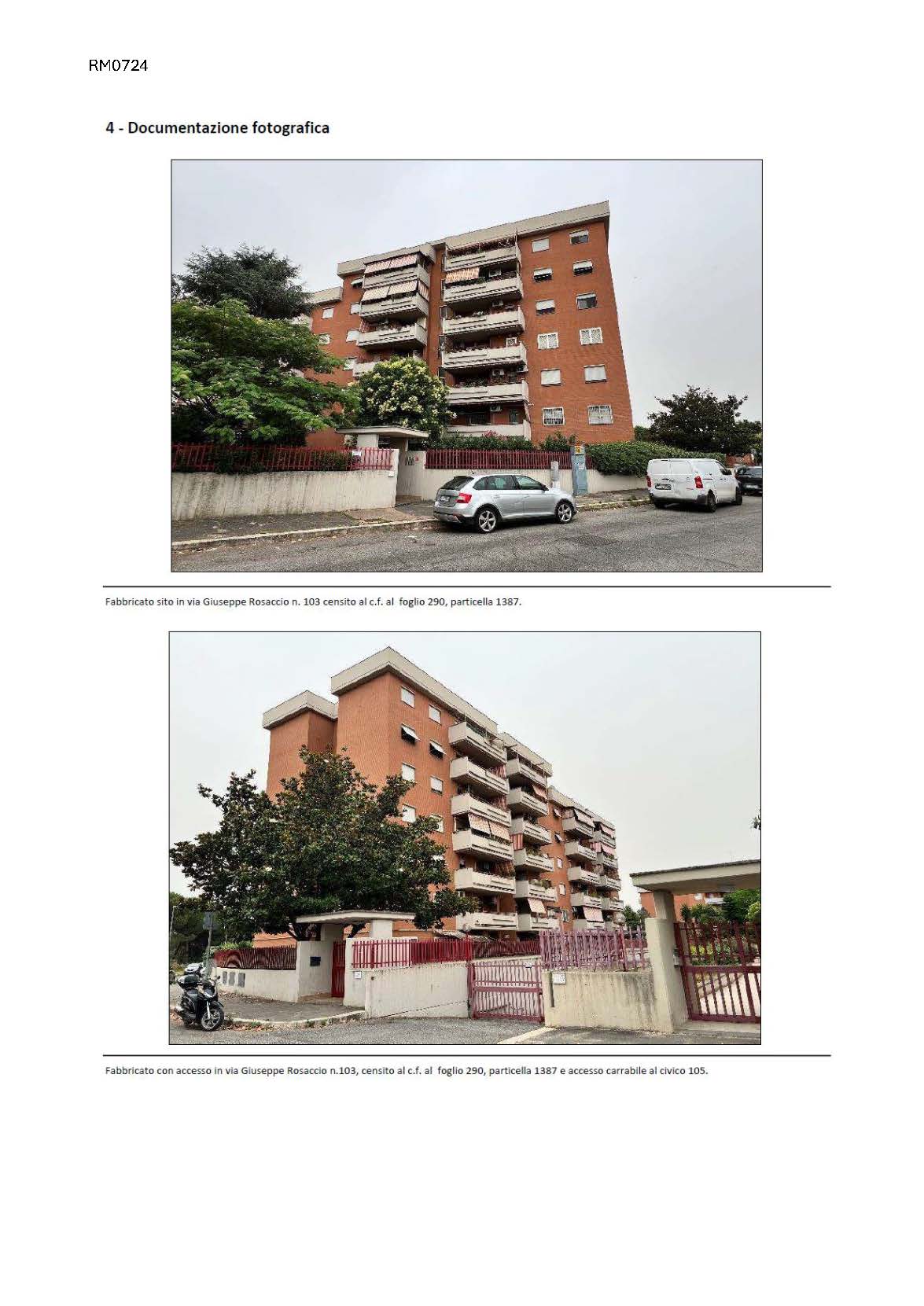Appartamento sito nell'edificio E, scala A, piano 1, con ascensore, interno 3, e risulta composto da un salone,
un disimpegno, una cucina, una camera da letto, un bagno e un balcone. ID. cat. Unità residenziale categoria A2 foglio 290 particella 1387 sub 9. Sup. 59 mq catastale. Libero. Piena proprietà.