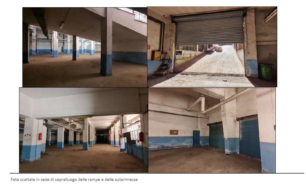 Autorimessa  internamente composta da posti auto senza suddivisione e aree destinate a corsie di manovra e viabilità. Unità secondarie:  categoria C/6 foglio 466 particella 955 sub 510;  categoria C6 foglio 466 particella 954 sub 507; categoria C6 foglio 466 particella 954 sub 508.  2553 mq. catastali; 1346 mq catastali; 186 mq catastali