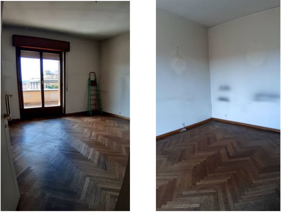 Appartamento due locali + servizi semplici; Cantina soffitta pertinenziale. Id. cat. F.159 Mapp.180 Sub. 88. Sup. mq 90. LIBERO. PIENA PROPRIETA'