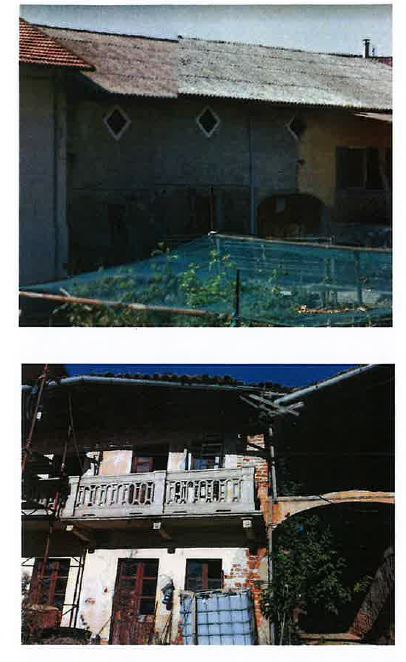 Immobile e relative pertinenze, ad uso abitativo con due piani fuori terra oltre un piano parziale interrato, suddiviso in due unità immobiliari. Id cat. FG. 2 part. 214, sub 103 cat. A/4 classe 1, consistenza 9 vani r.c. € 311,42 abitazione composta da cucina, locale di sgombero, disimpegno al piano terreno, cinque camere e due locali sottotetto al primo piano. FG. 2 part. 214, sub 104 cat. C/2 classe 1, consistenza 92 mq r.c. € 114,03 quattro locali mgazzino al piano terra e una cantina al piano interrato. FG. 2 part. 214, sub 105 cat. C/7 classe U, consistenza 72 mq r.c. € 59,50 tettoia aperta in area cortilizia. FG. 2 part. 214, sub 106 BENE COMUNE NON CENSIBILE (area cortilizia). Sup mq (arr.) 260 - 105 - 78 - n.c.. LIBERO. Proprietà 1/1