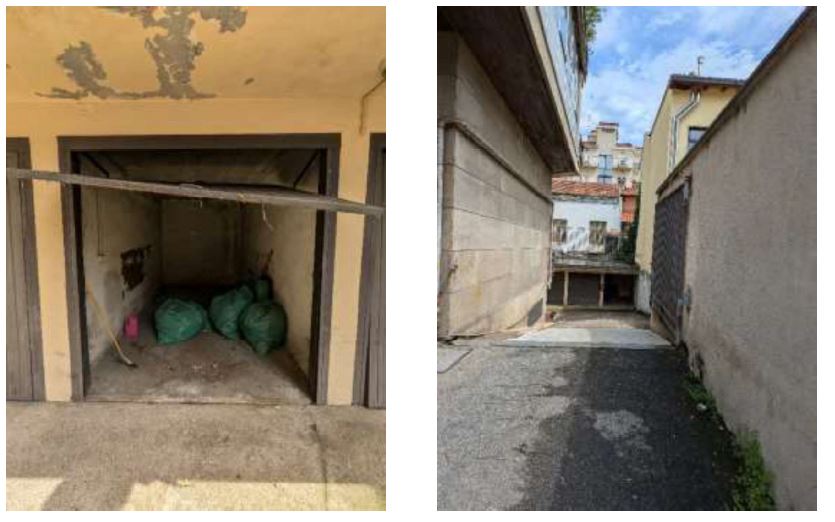 Box - auto (in realtà piccola cantina) posto al piano sottostrada risulta avere una superficie totale di mq 12 ed altezza interna di mq 2,50. E' privo di finestre con finiture scadenti, presenta tracce di umidità e intonaco scrostato. In linea generale lo stato manutentivo complessivo risulta essere scadente. Il Comune di Busto Arsizio con nota acquisita al prot. ANBSC n. 33350/2025 ha comunicato che l'unità immobiliare è parte di un fabbricato edificato con Licenza edilizia n. 21/1964. Id. cat. FG 10, Part.lla 4890, sub 30 - categoria C6, classe 6, consistenza e superficie 12 mq, rendita € 54,54 . Sup. 12. Libero. Proprietà 1/1