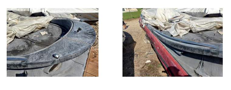 Unità da diporto a motore marino amovibile denominata "Anna" - marca Scanner - modello "Millennium 2999" con propulsore marino, marca Marine Power Europe, targata 88050836, certificato di immatricolazione 12MI312045 del 15 marzo 20215, lmbarcazione gommone: lunghezza fuori tutto 8,2m - lunghezza 7,49m - larghezza 3m; trattasi di un modello fuori produzione; si trova in pessimo stato di conservazione; il vano motore risulta ben sigillato (senza infiltrazioni d’acqua) anche se il motore necessita sicuramente di una completa revisione essendo fermo da oltre 5 anni; la carena risulta in buono stato, anche se la vetroresina nera risulta opacizzata e necessita di lucidatura; la console di comando, la strumentazione e l’intero impianto elettrico risultano da revisionare.