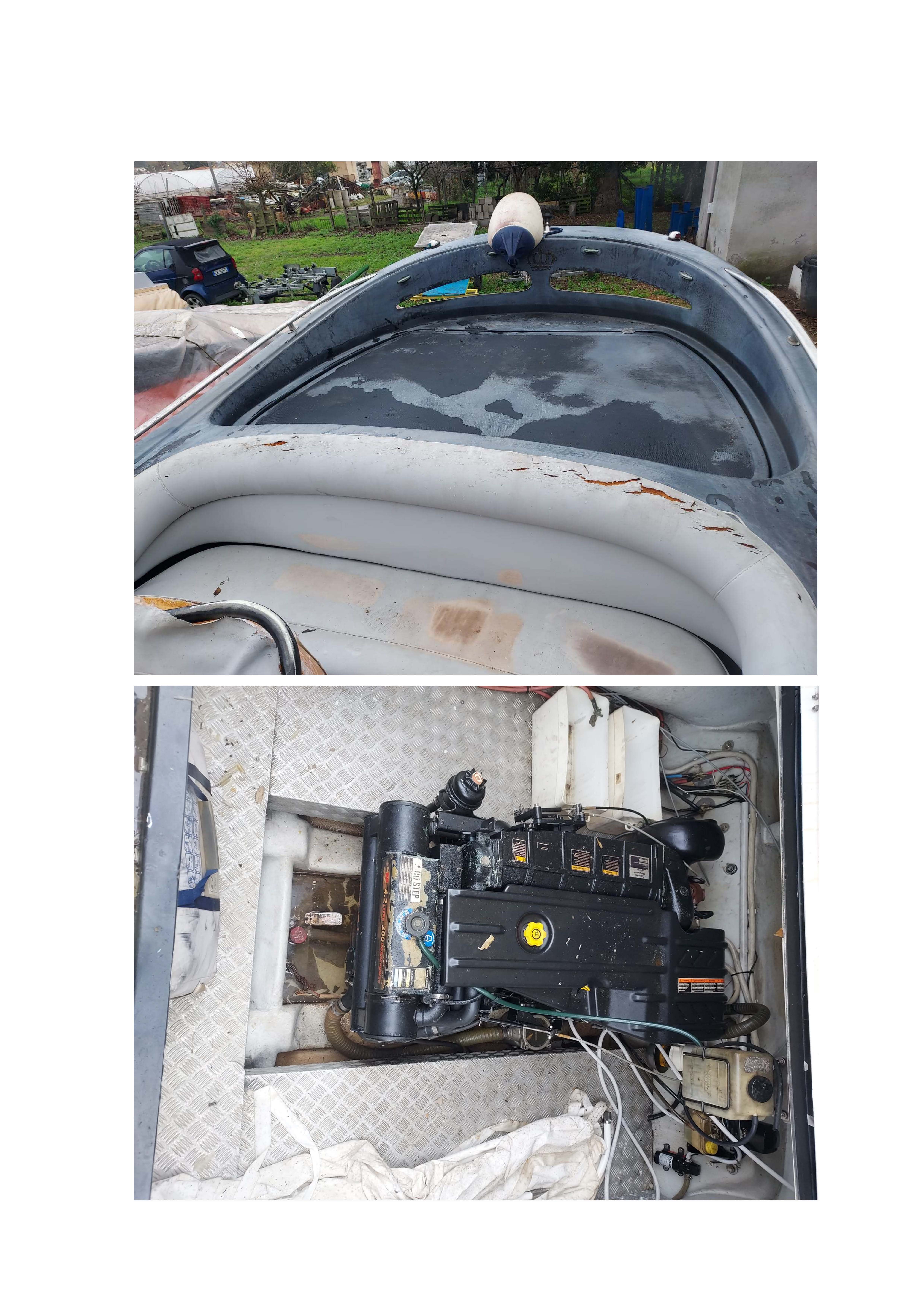 Unità da diporto a motore marino amovibile denominata "Anna" - marca Scanner - modello "Millennium 2999" con propulsore marino, marca Marine Power Europe, targata 88050836, certificato di immatricolazione 12MI312045 del 15 marzo 20215, lmbarcazione gommone: lunghezza fuori tutto 8,2m - lunghezza 7,49m - larghezza 3m; trattasi di un modello fuori produzione; si trova in pessimo stato di conservazione; il vano motore risulta ben sigillato (senza infiltrazioni d’acqua) anche se il motore necessita sicuramente di una completa revisione essendo fermo da oltre 5 anni; la carena risulta in buono stato, anche se la vetroresina nera risulta opacizzata e necessita di lucidatura; la console di comando, la strumentazione e l’intero impianto elettrico risultano da revisionare.