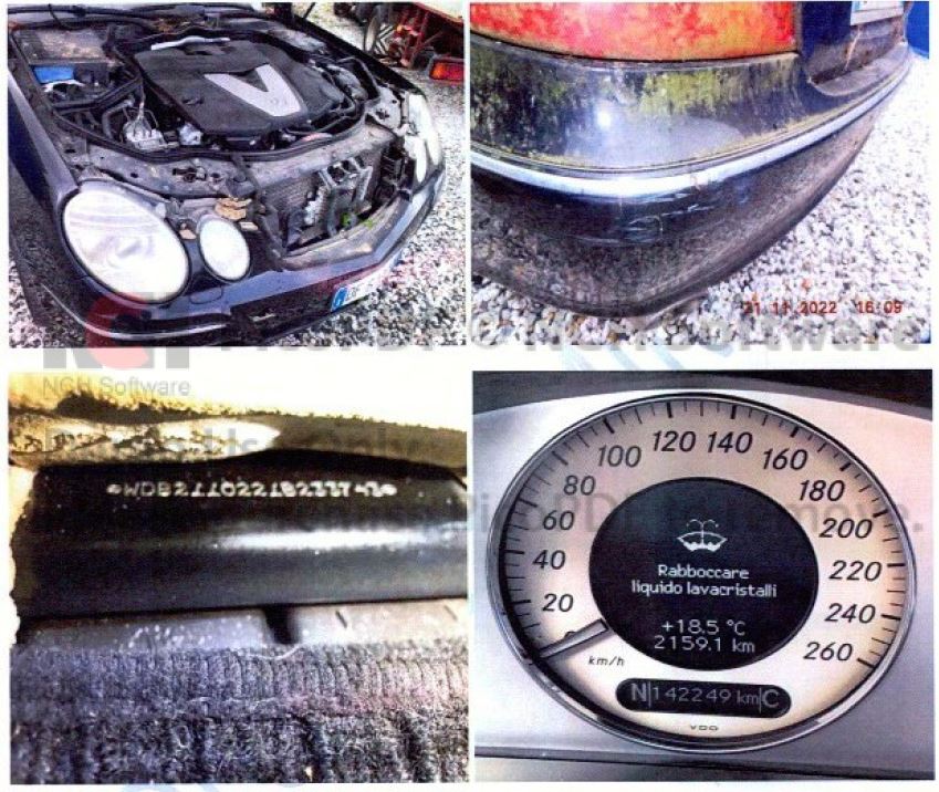 MECEDES CL. E CDI - 2007; Targata: DF610FR; Diesel (224 CV / 165 Kw); Avanguard - EVO 111; TELAIO: WDB2110221B233743; KM: 142.249