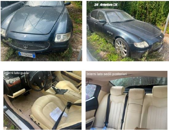 MASERATI QUATTROPORTE 4.2 V8 - 2005- Targa: CX622AV Telaio: ZAMCD39B000020495 Km.: NR